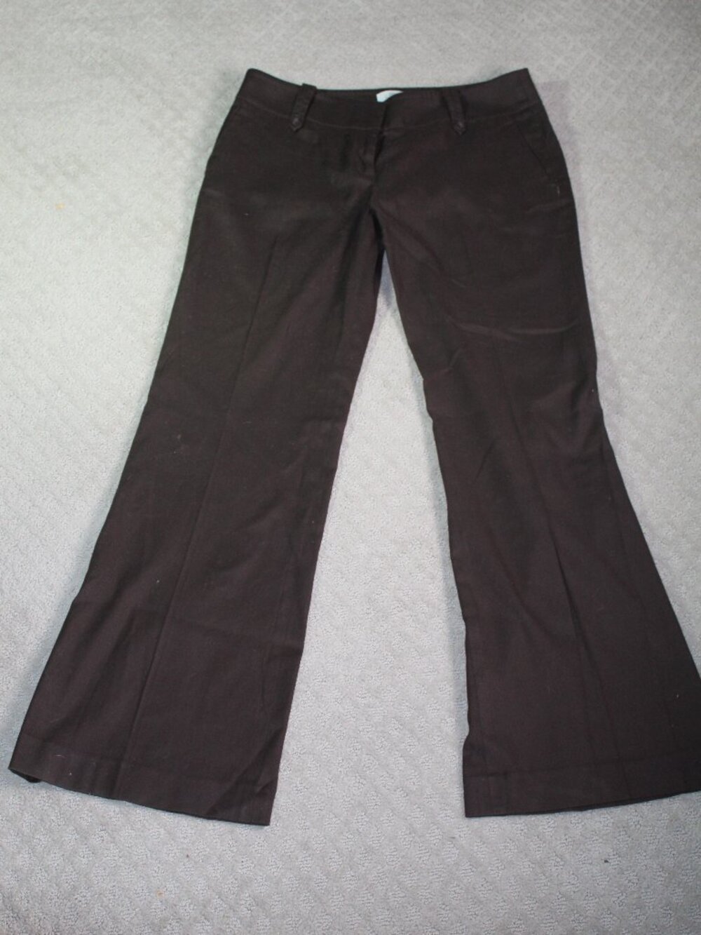 Loft Size 8 Marisa Brown Mid Rise Wide Leg Pants